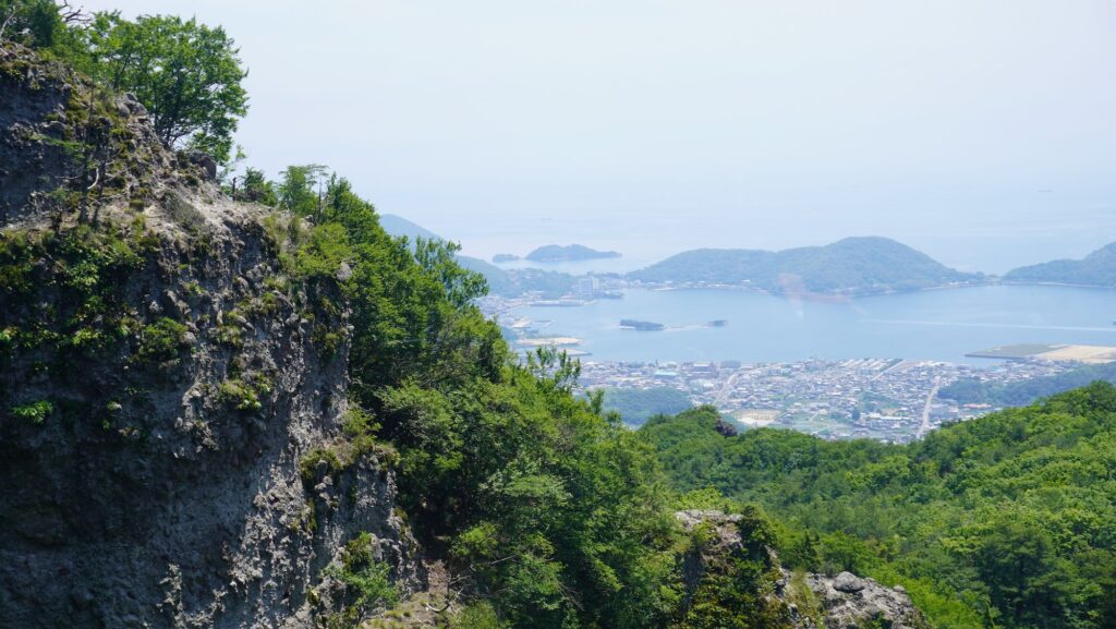 寒霞溪山頂索道纜車 瀨戶內海