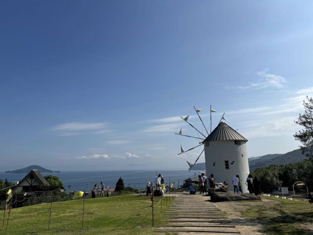 小豆島橄欖公園 希臘風車